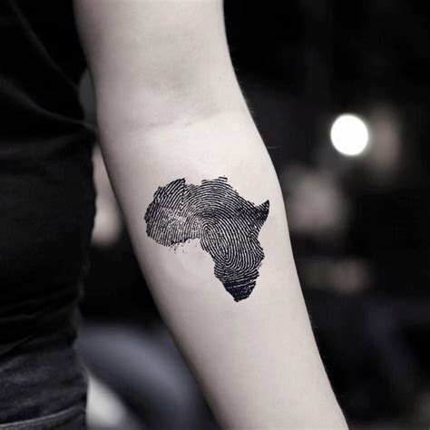 African Continent Tattoo