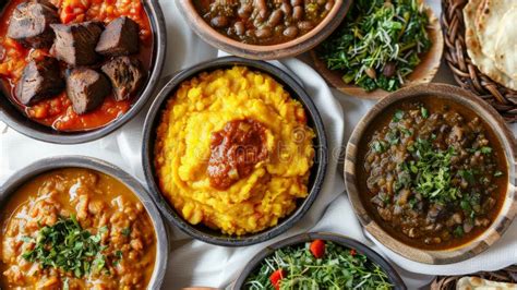 African Cuisine Spread