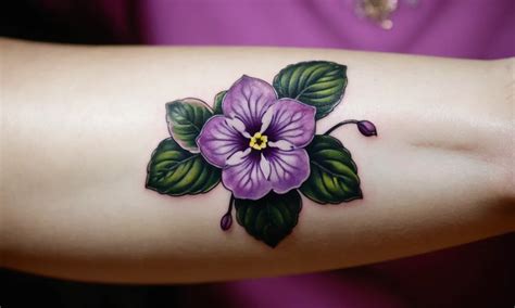 African Flower Tattoo
