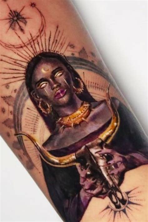 African Goddess Tattoo