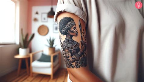 African Warrior Tattoo