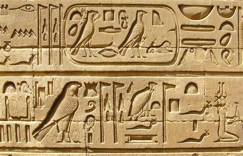Ancient Egypt Hieroglyphs