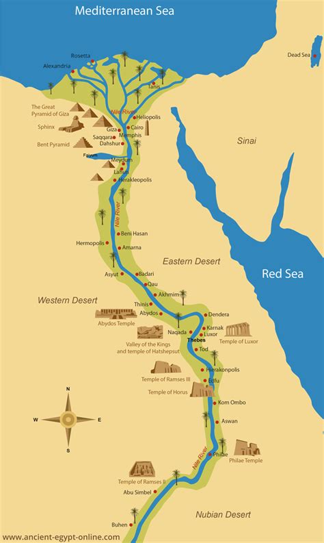 Ancient Egypt Map