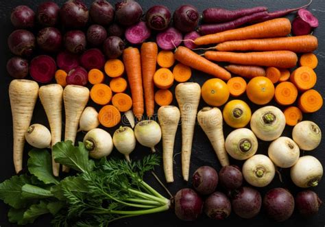 Assortment of root vegetables