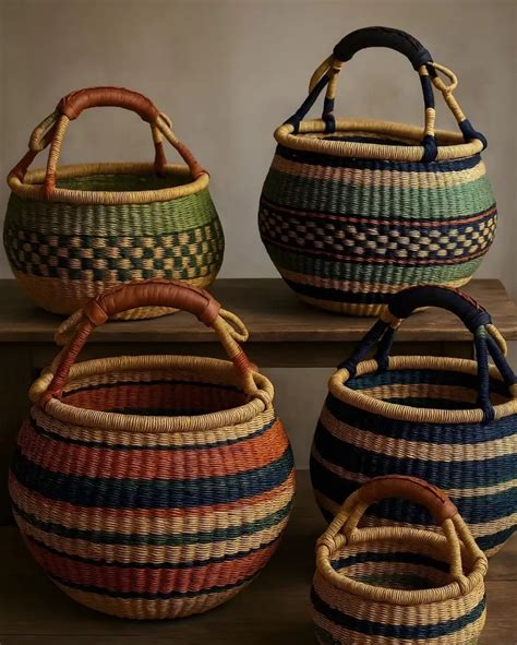 Bolga Baskets for Various Uses