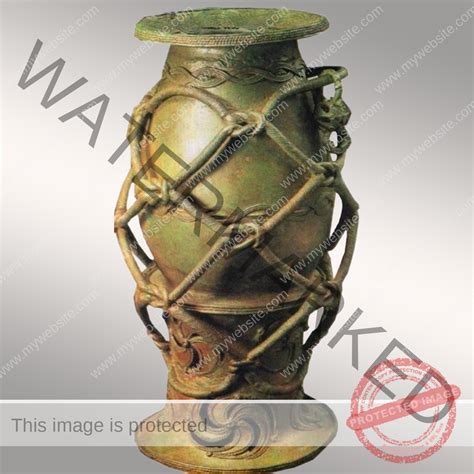 Bronze roped pot from Igbo Ukwu