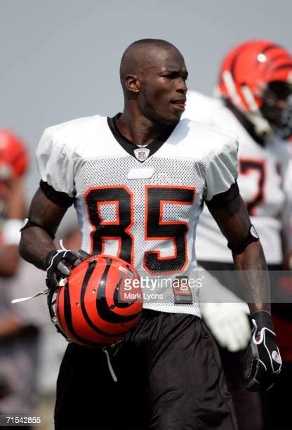 Cincinnati Bengals receiver Chad Johnson during practice at training camp