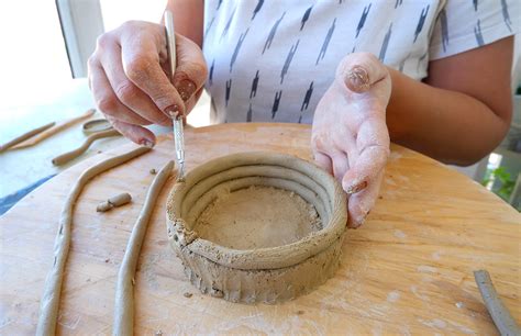 Coiling pottery technique