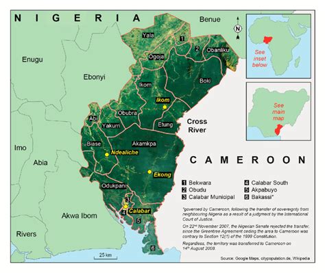 Cross River State Map