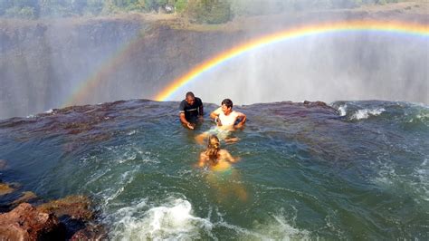 Devil's Pool in Zambia