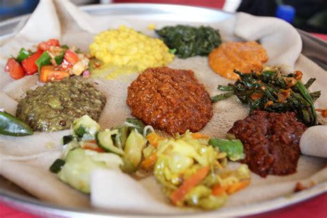 Eating Ethiopian Food