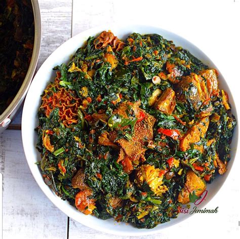 Efo Riro Nigerian Vegetable Soup