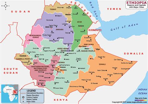 Ethiopia Map