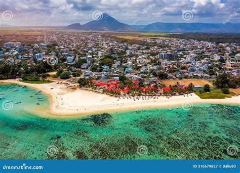 Flic en Flac and Wolmar beaches on the island of Mauritius