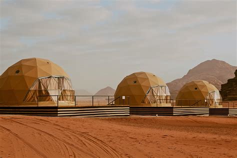 Inside a Martian Dome at Sun City Camp