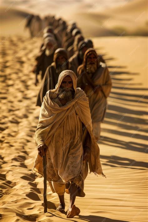 Israelites in the desert