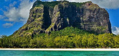 Le Morne Brabant mountain in Mauritius