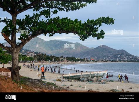 Lumley Beach in Freetown