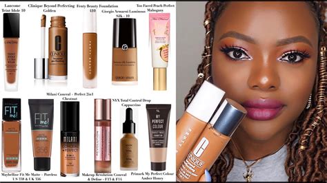 Makeup Foundations for Dark Skin