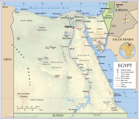 Map of Egypt