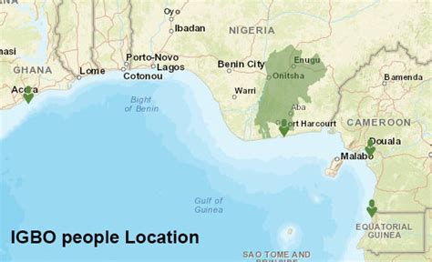 Map of Igbo Landing Location