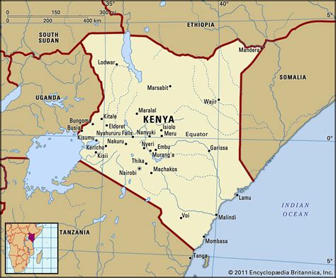 Map of Kenya