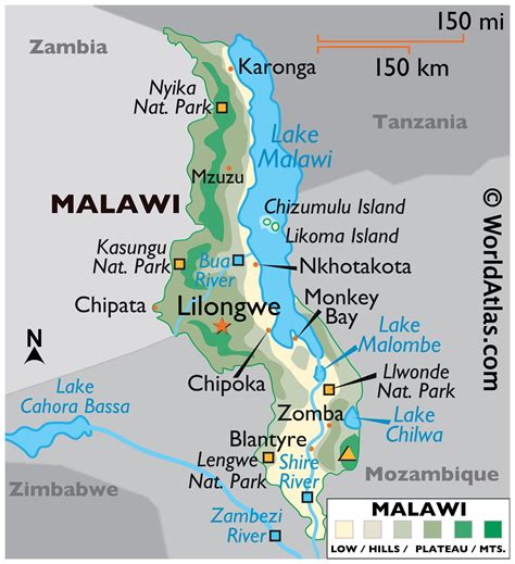 Map of Malawi