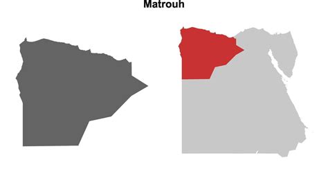 Map of Matrouh Governorate