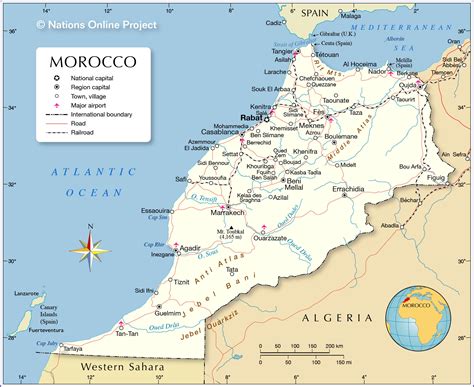 Map of Morocco