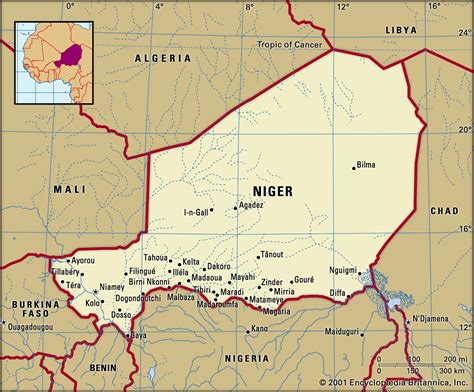 Map of Niger