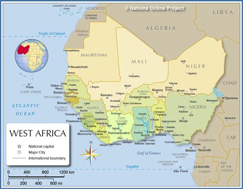 Map of West Africa