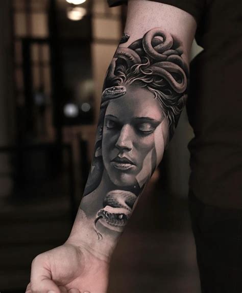 Modern Medusa Tattoo