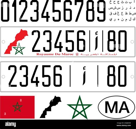 Moroccan License Plate 2018
