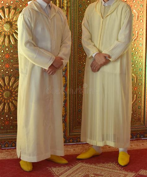 Moroccan man wearing a djellaba