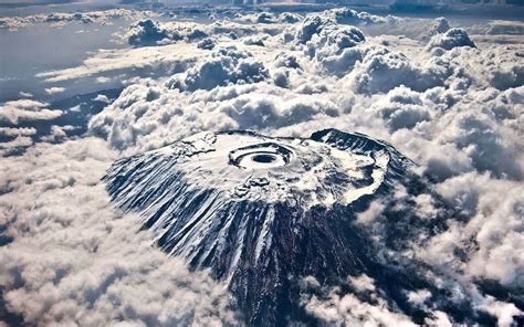 Mount Kilimanjaro from space