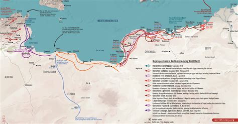 North Africa Campaign Map