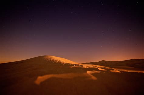 Sahara Desert at Dusk