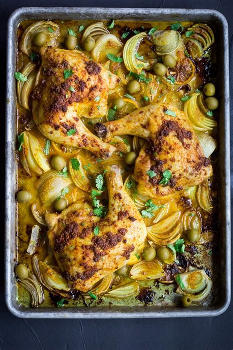 Sheet Pan Moroccan Chicken