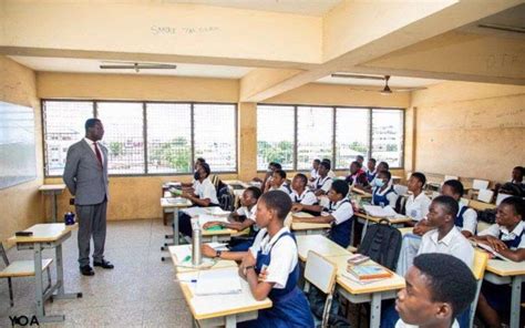 Students at a Ghanaian school