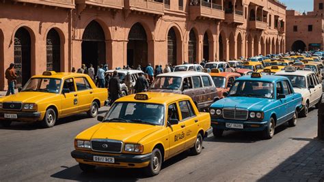 Taxis in Marrakech