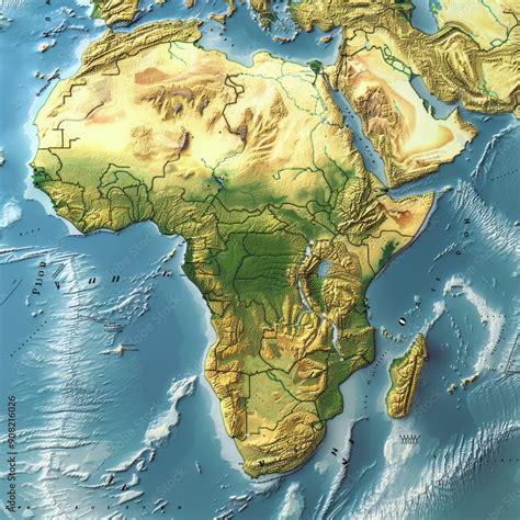 Topography of Africa