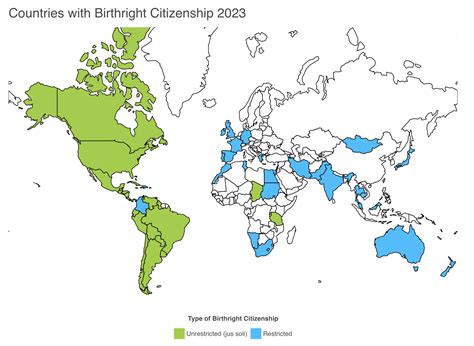 World citizenship map