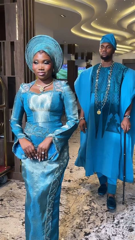 Yoruba Wedding Attire Examples