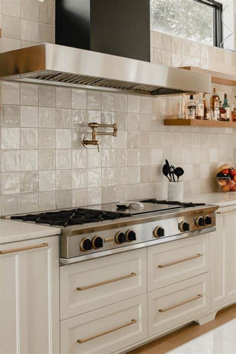 Zellige Tile Backsplash